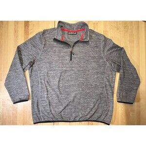 Avalanche Men's Quarter Zip Top Stand Up Pullover Sweater | Size XL